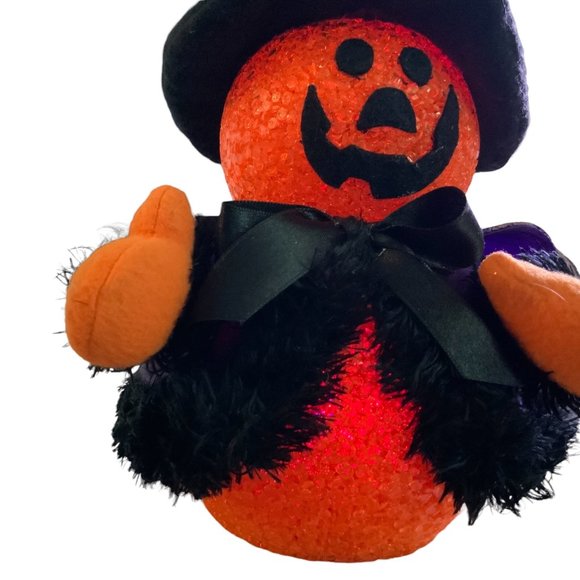 Light-up Halloween  Table top Pumpkin Man - Picture 2 of 10